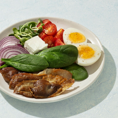 (Product 3) Apricot-Glazed Chicken Breast with Creamy Caesar Broccoli Main image