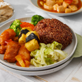 (Product 7) Apricot-Glazed Chicken Breast with Creamy Caesar Broccoli